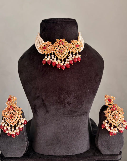 One off- Red Pearl set