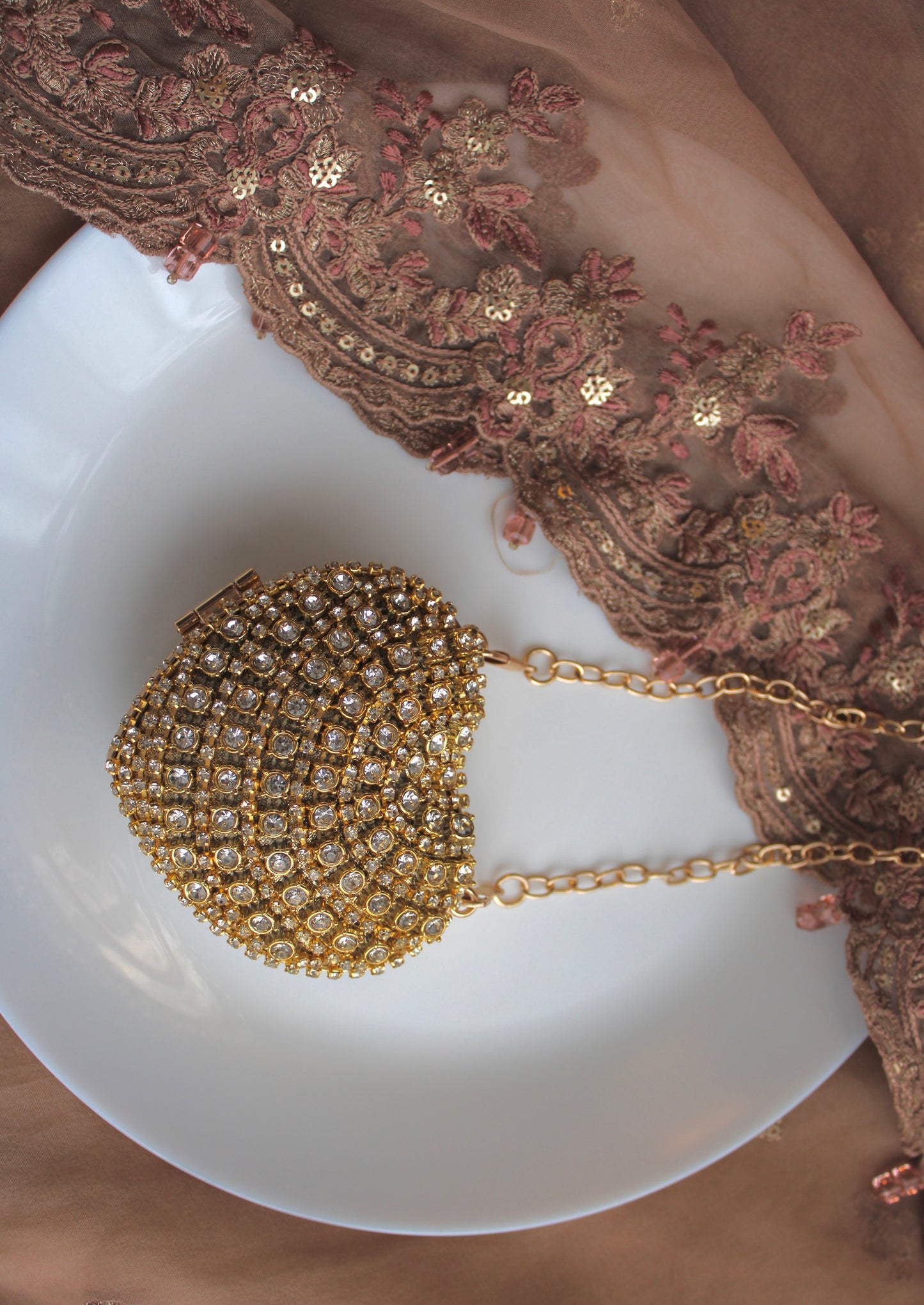 Kayenat mini clutch bag ~ Gold