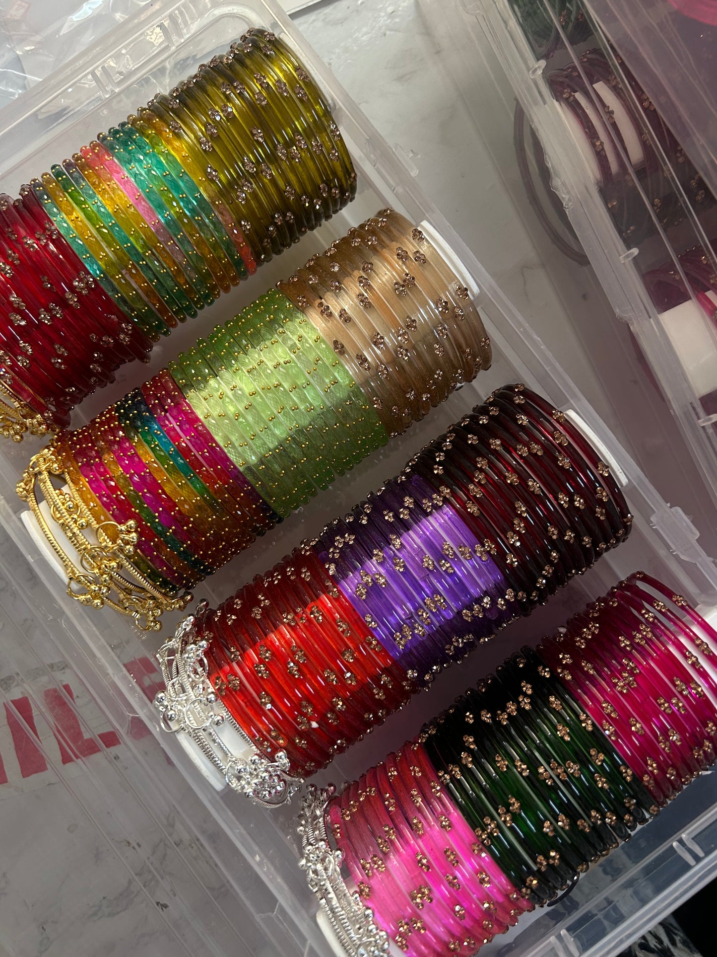 AYESHA'S ultimate glass bangle box set
