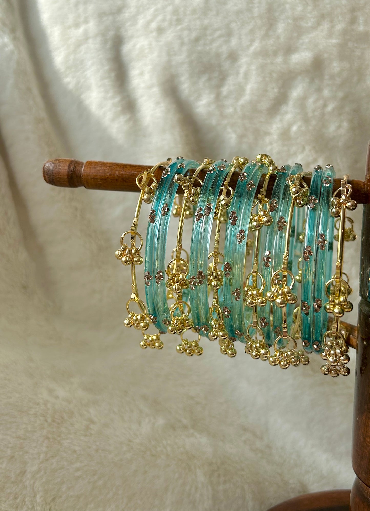 Kashya Bangles ~ Gold (set of 8)