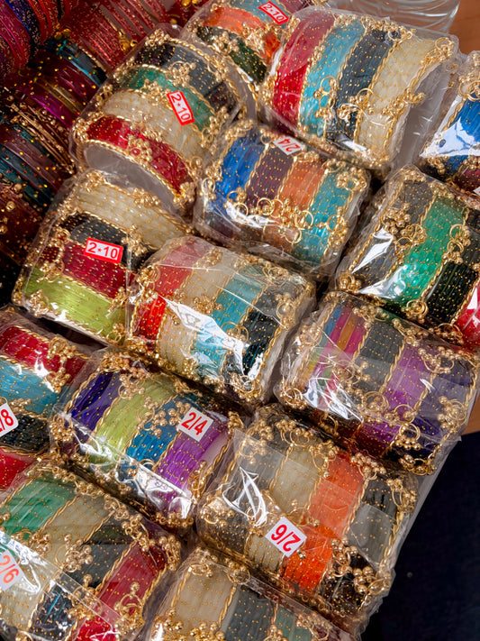 Kashmiri bangle sets ~ Different colours