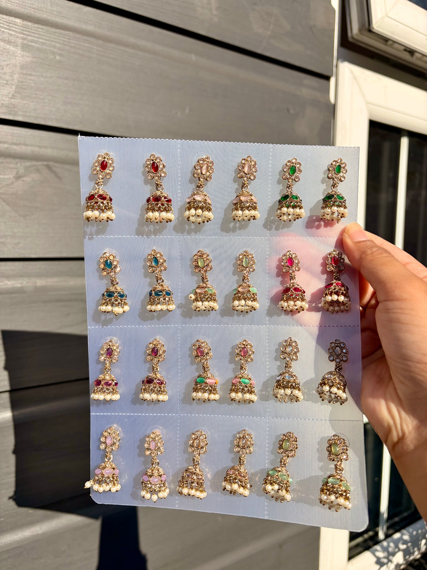 Nadia mini jhumka set