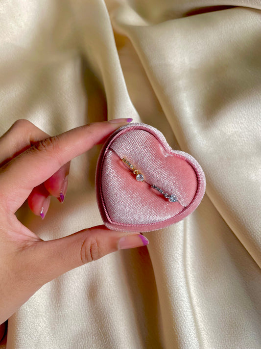 Saima nose ring - gold/silver