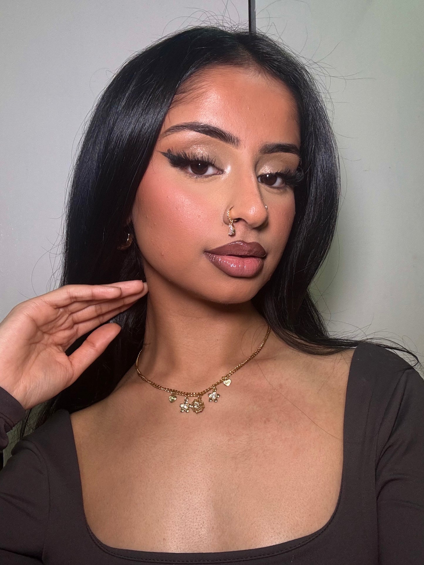 Jeerin nose ring - gold