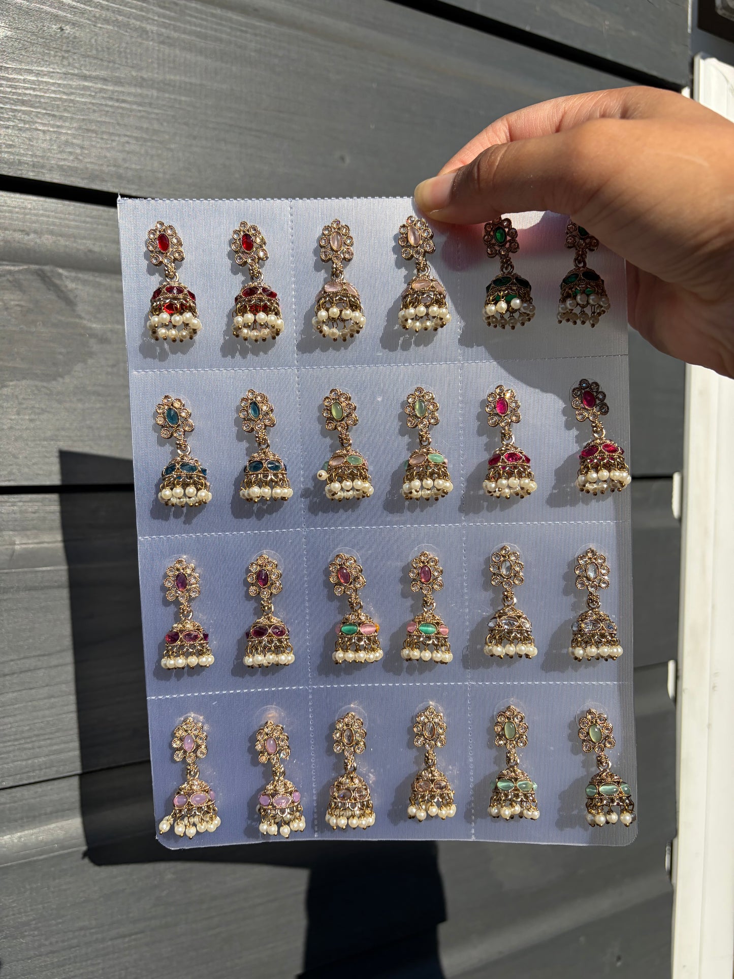 Nadia mini jhumka set