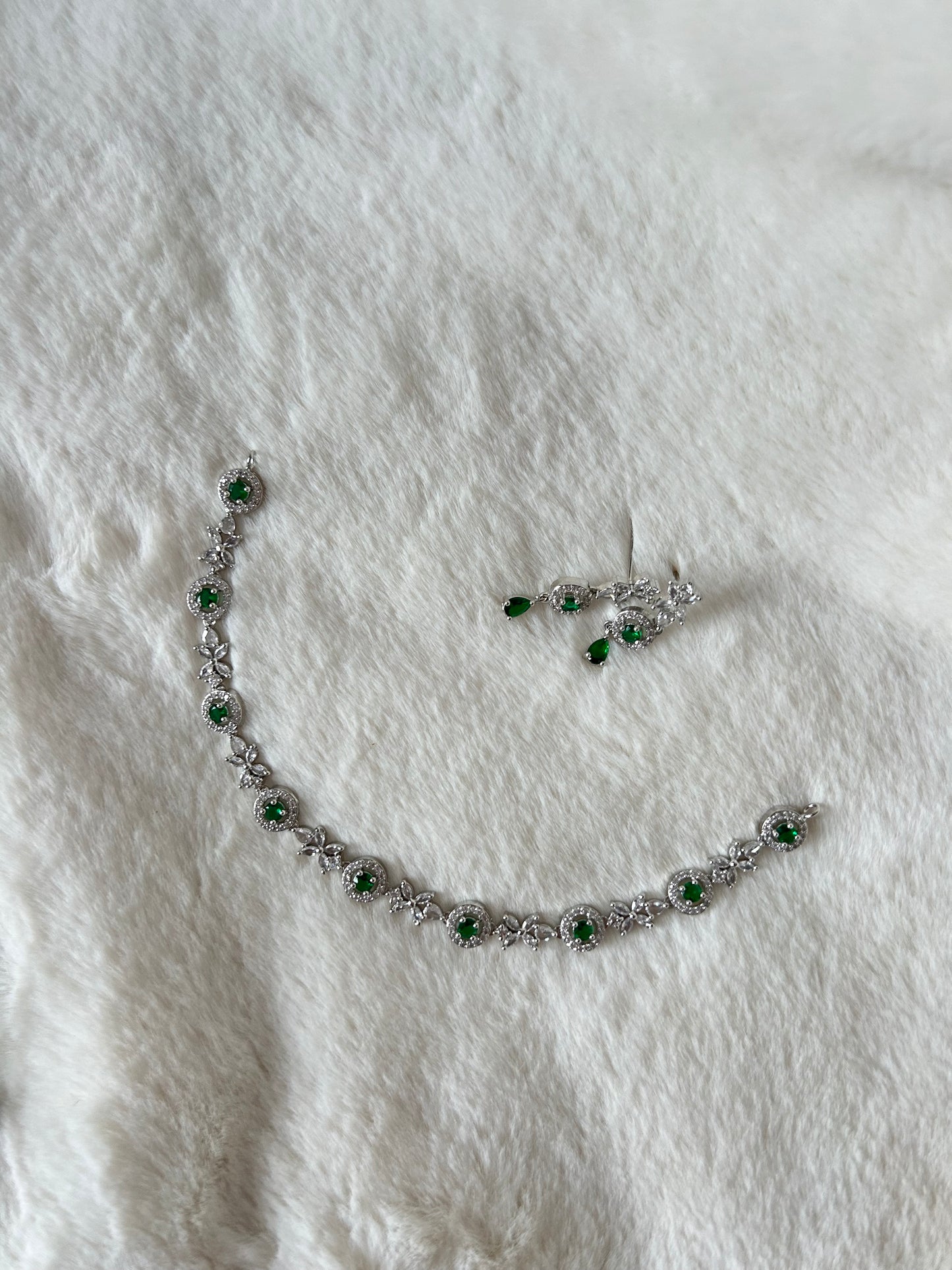 Maryam set ~ Green & Silver