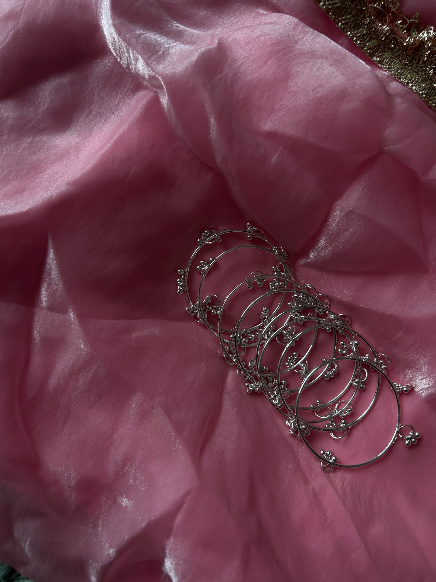 Kashya Bangles ~ silver (set of 8)