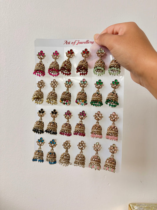 Elaya mini jhumka set