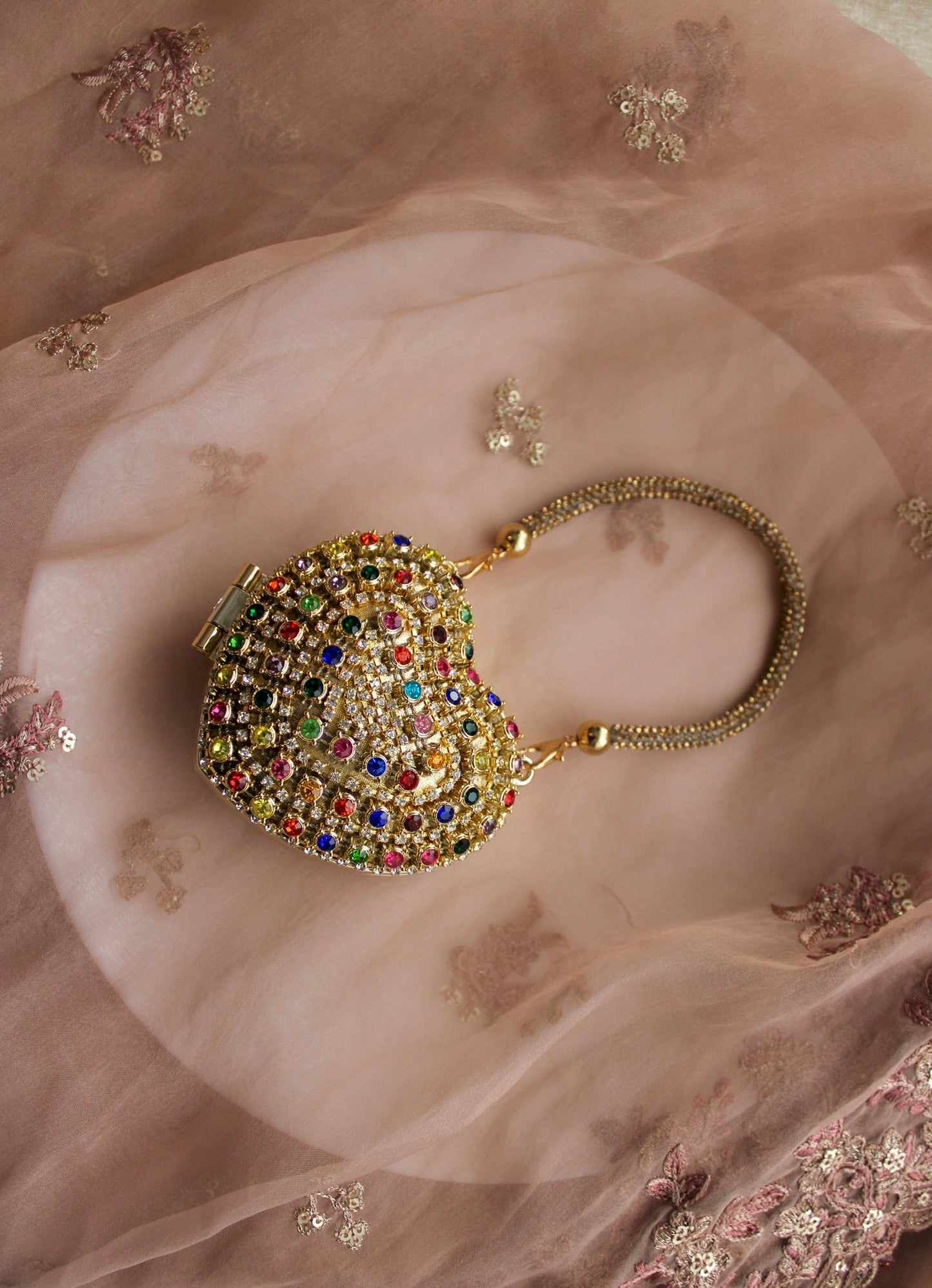 Kayenat mini clutch bag ~ multi gold