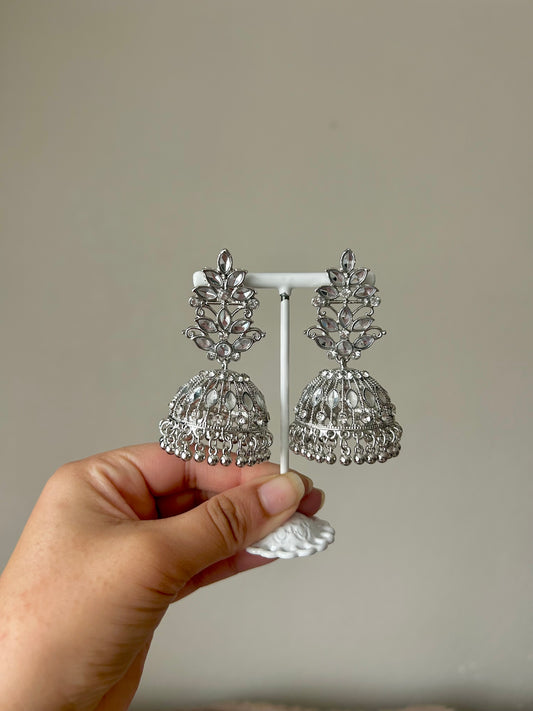 Fareeha Jhumki ~ Silver