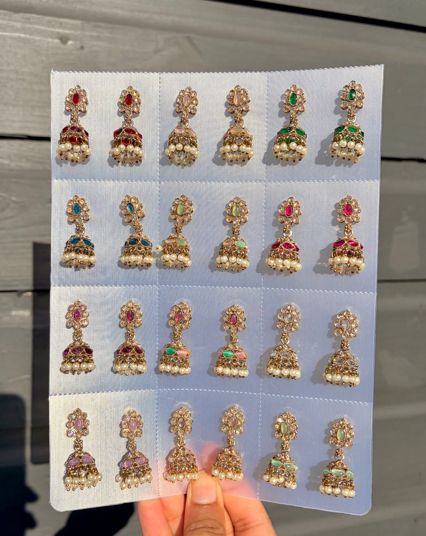 Nadia mini jhumka set