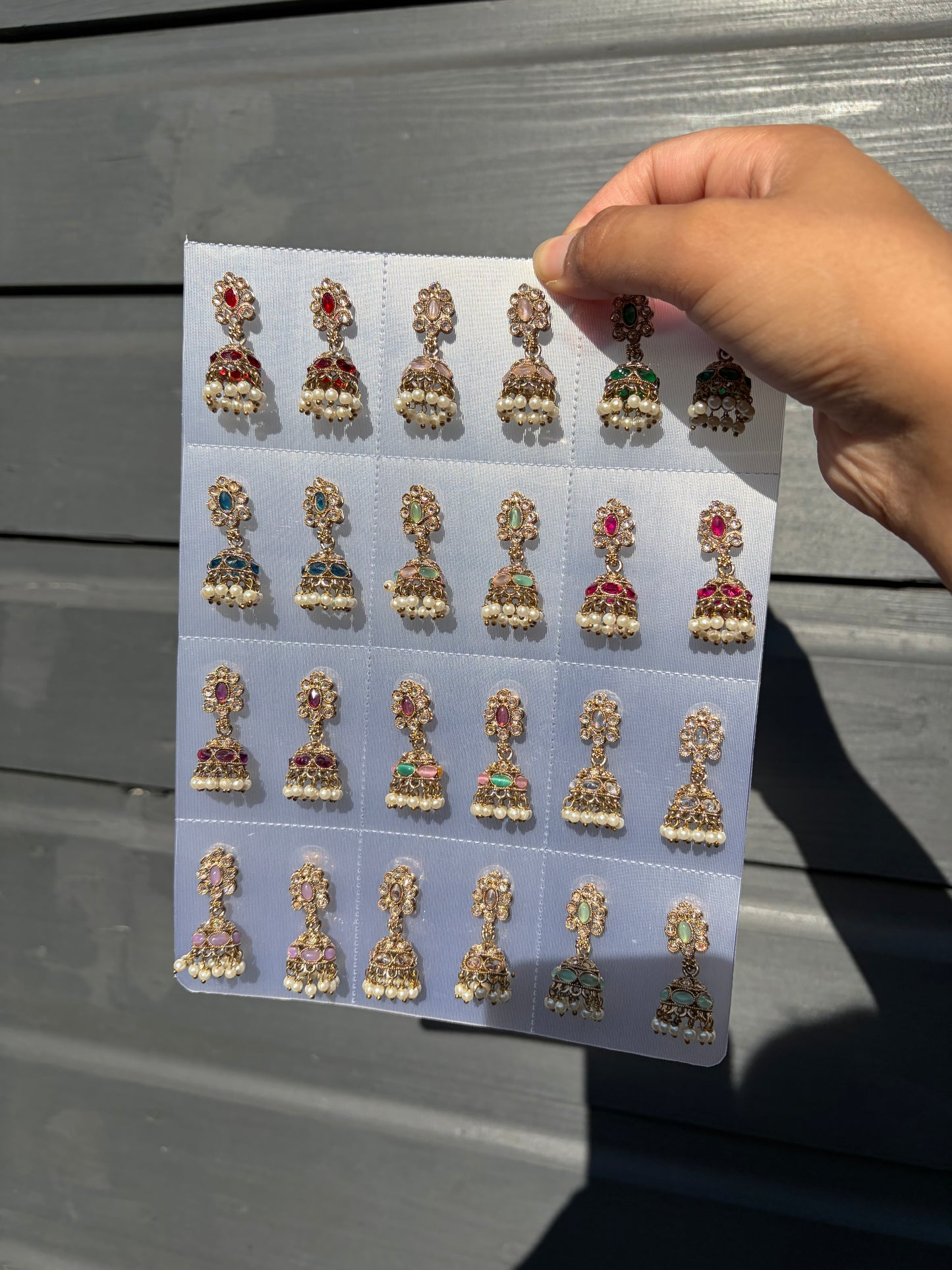 Nadia mini jhumka set