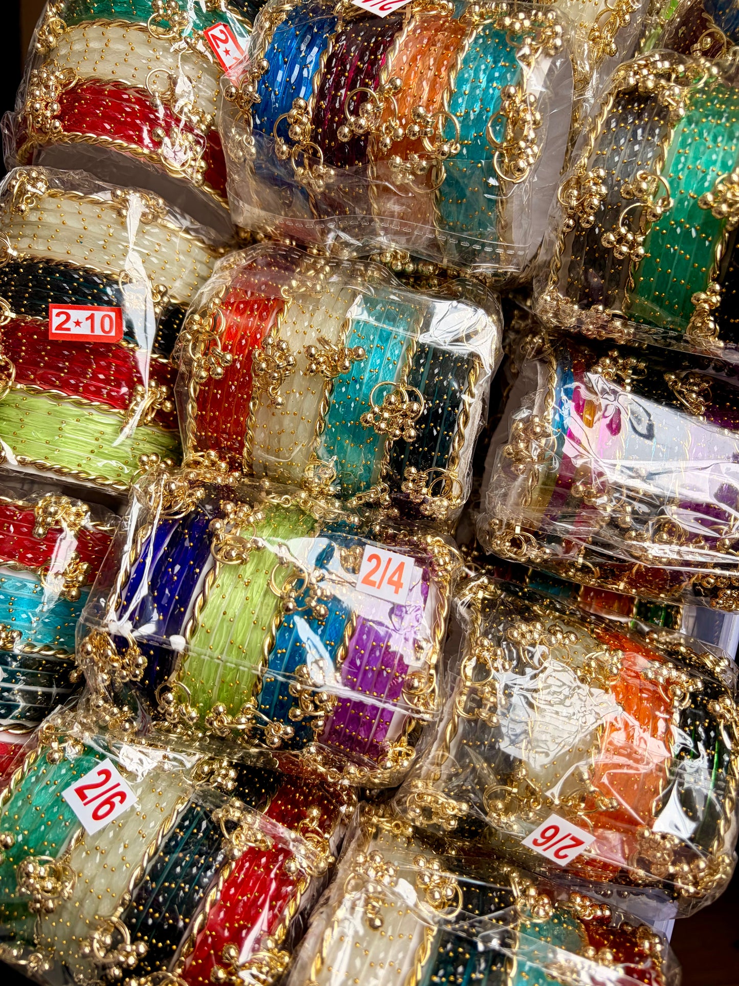 Kashmiri bangle sets ~ Different colours