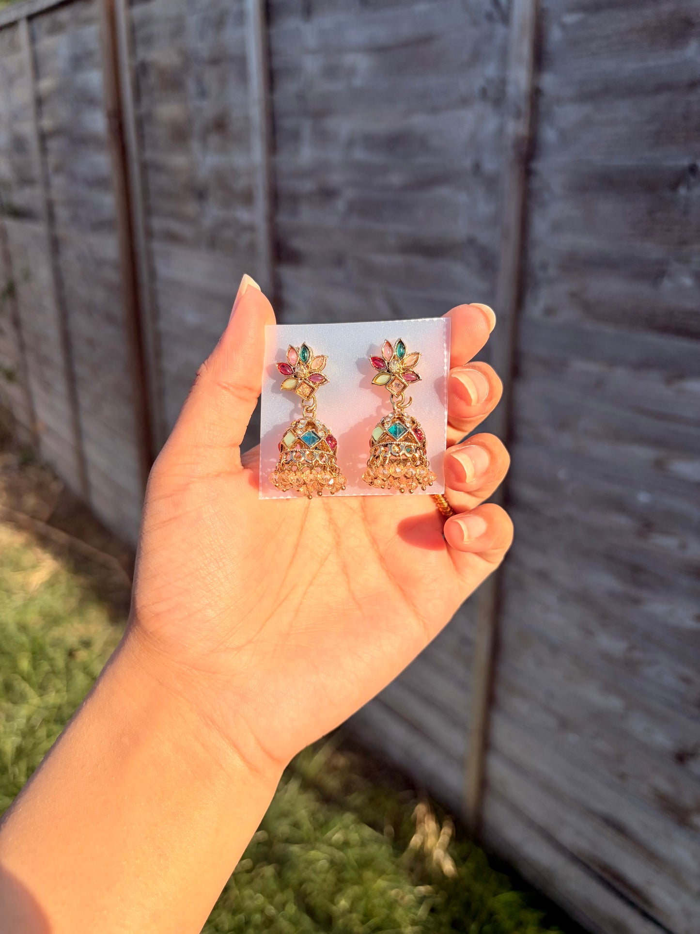 Naila multi mini jhumkas