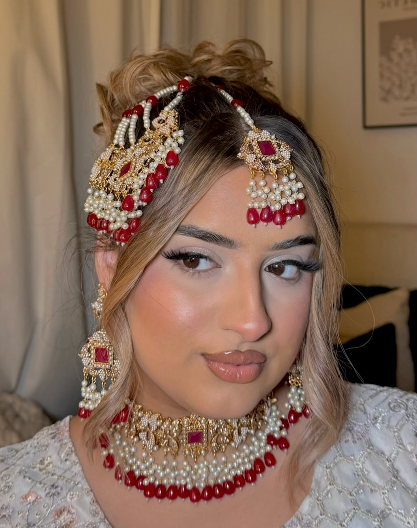 Mahida bridal set ~ Red