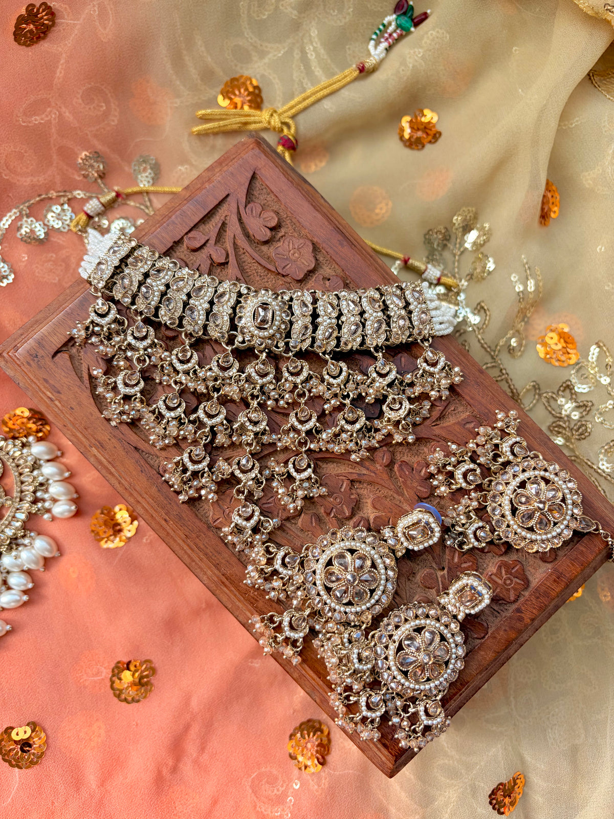 Aroosa set- champagne