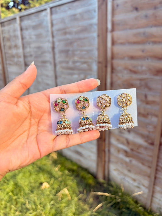 Tahira jhumka duo set