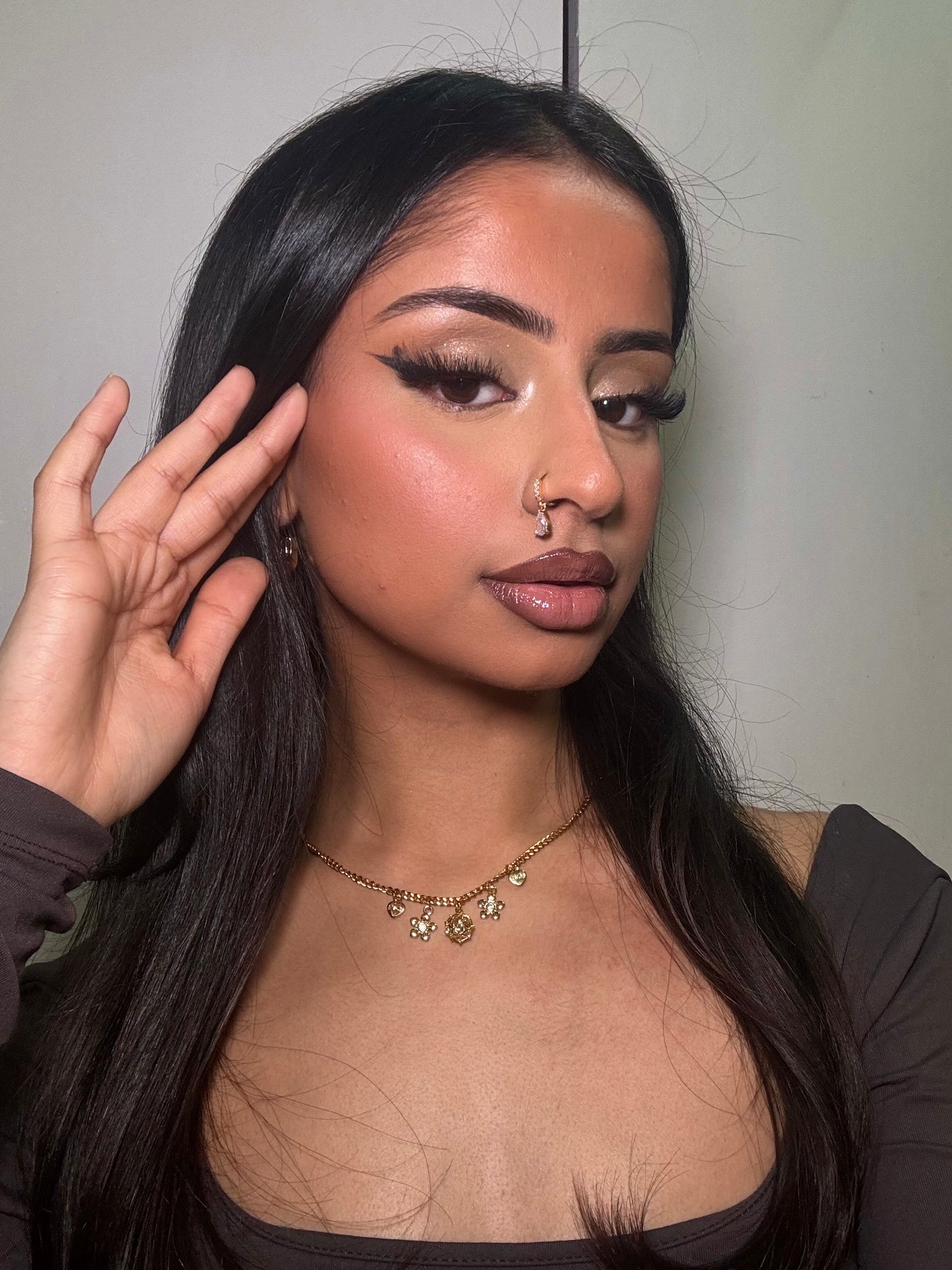 Jeerin nose ring - gold
