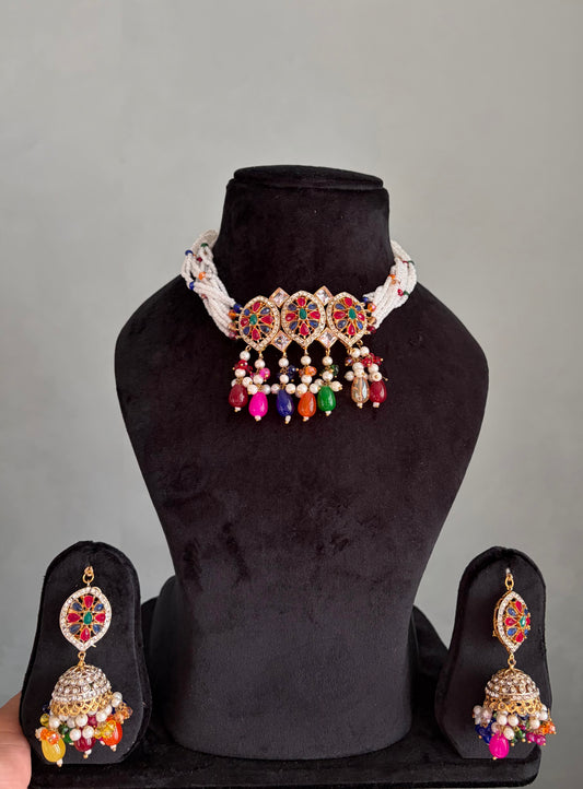 One off- multi choker set