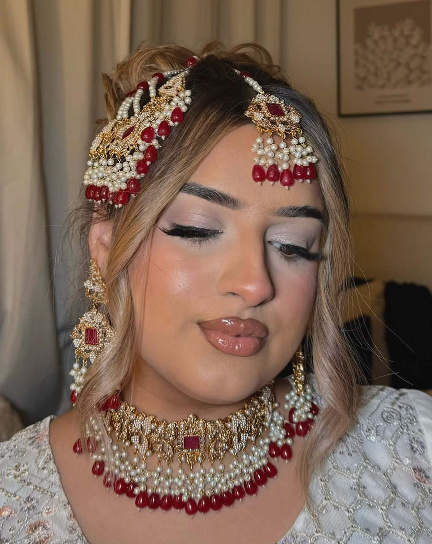 Mahida bridal set ~ Red