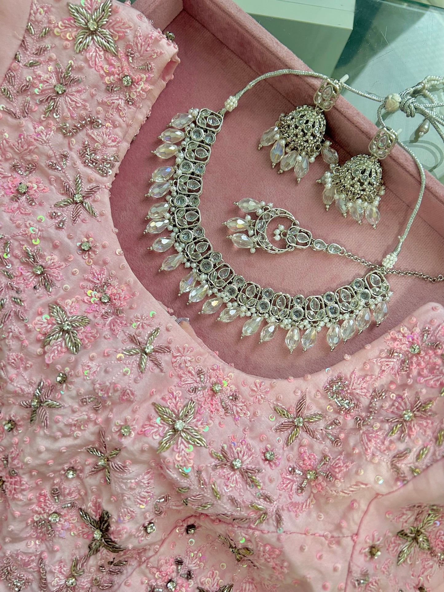 Preeti set ~ Silver