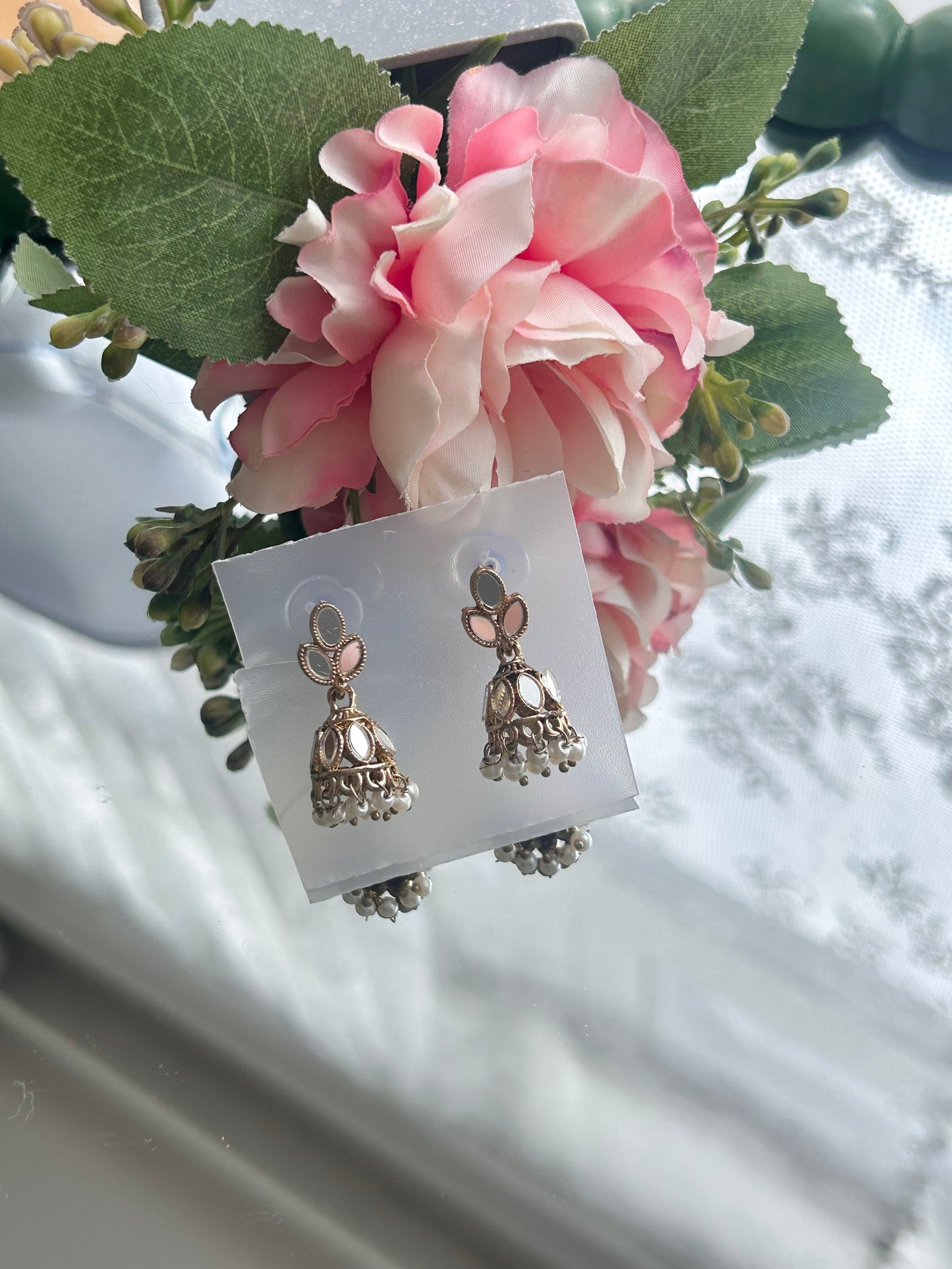 Afreen mirrored mini jhumki