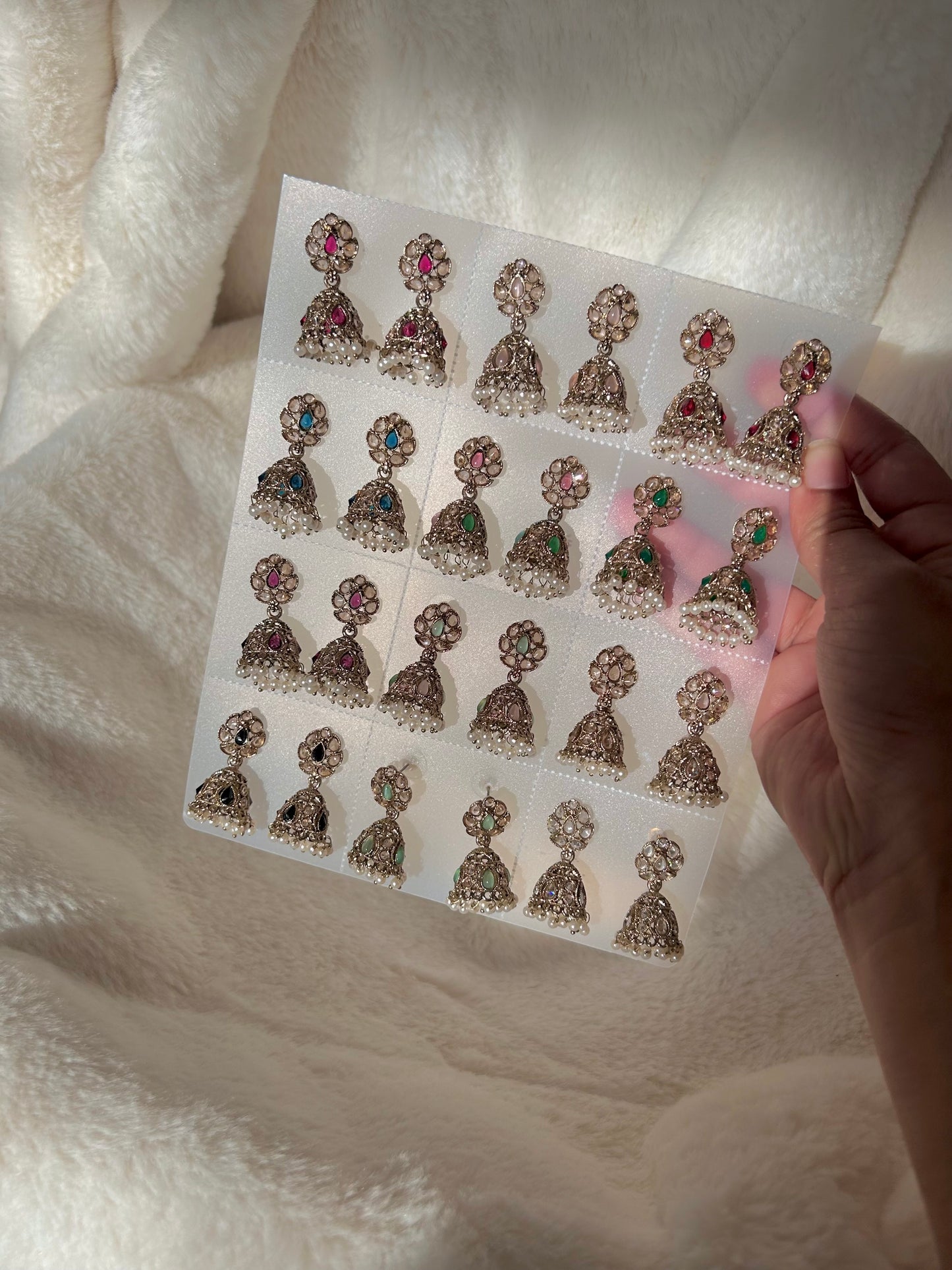 Nadia mini jhumka set