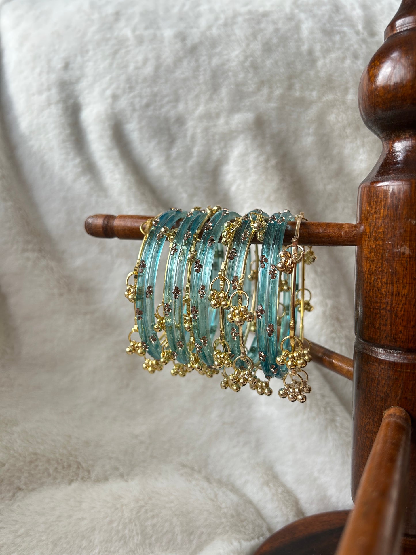 Kashya Bangles ~ Gold (set of 8)