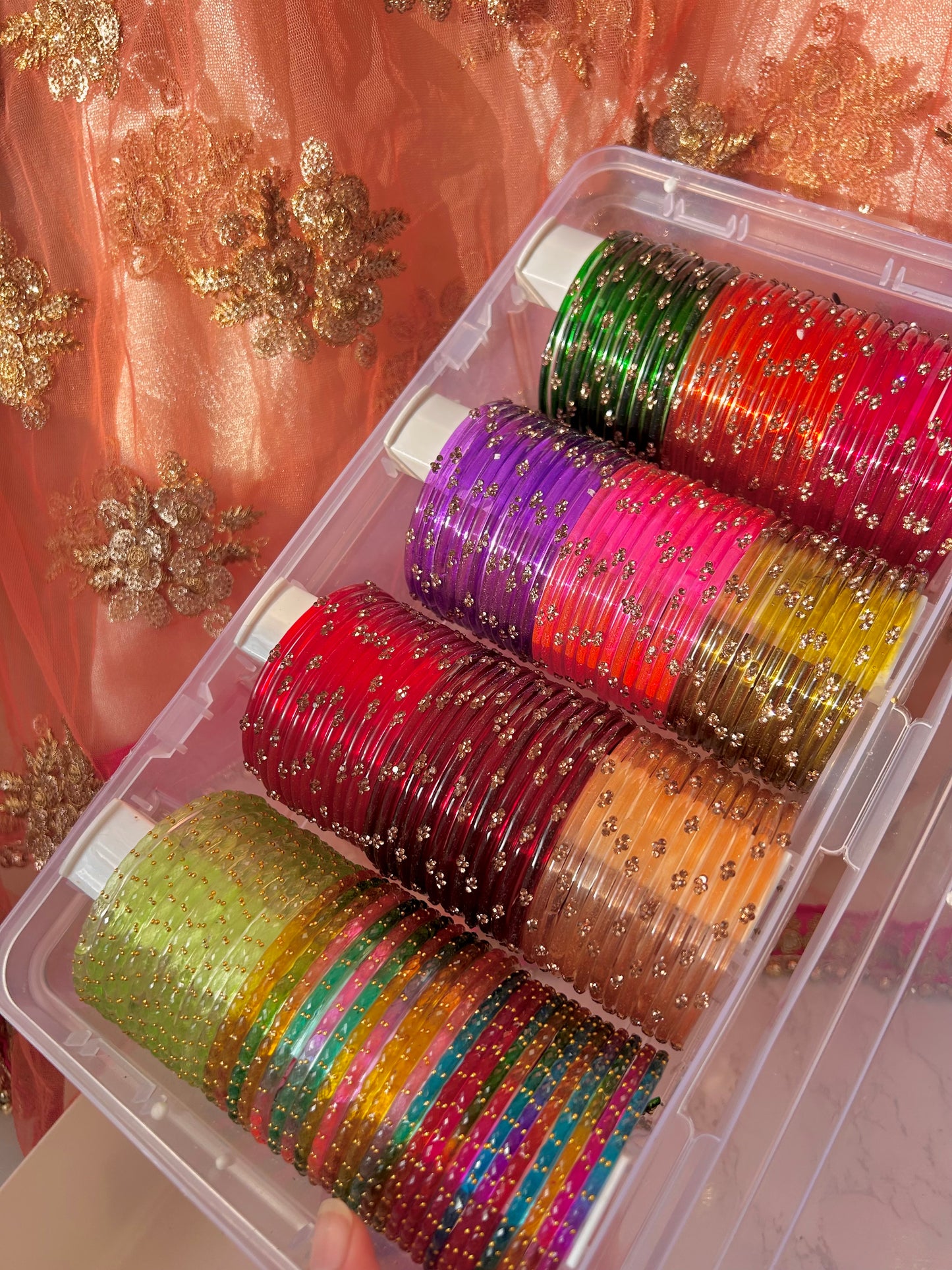AYESHA'S ultimate glass bangle box set