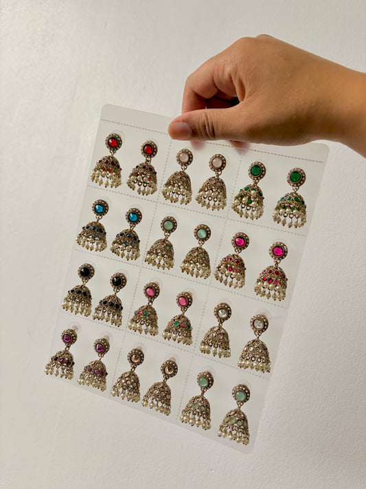 Assorted jhumka bundles (set of 12)