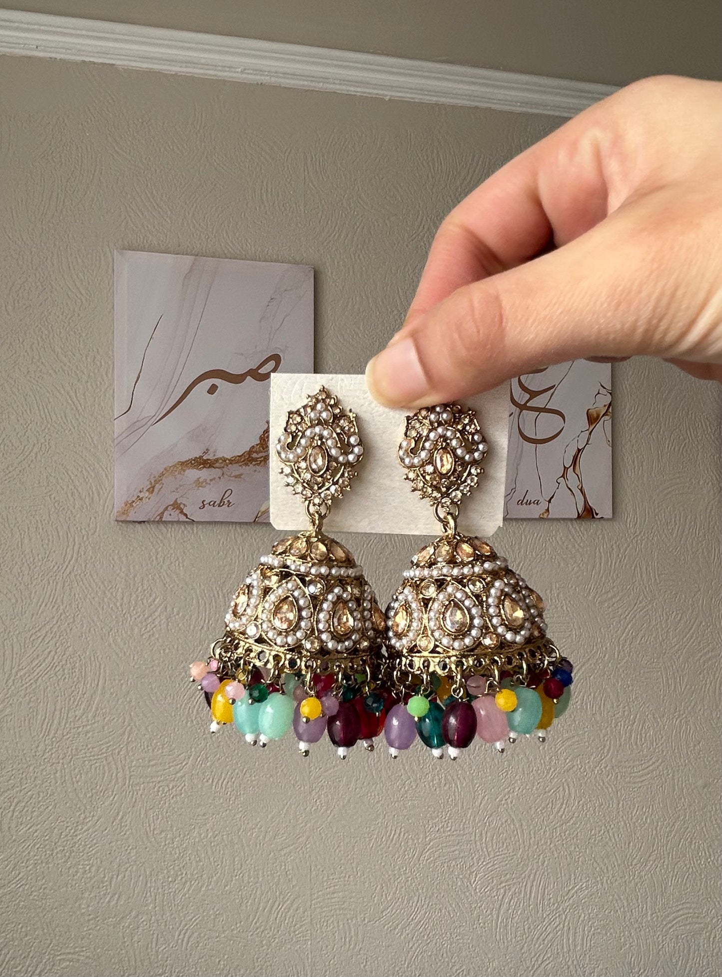 Afroza jhumar set ~ Multi