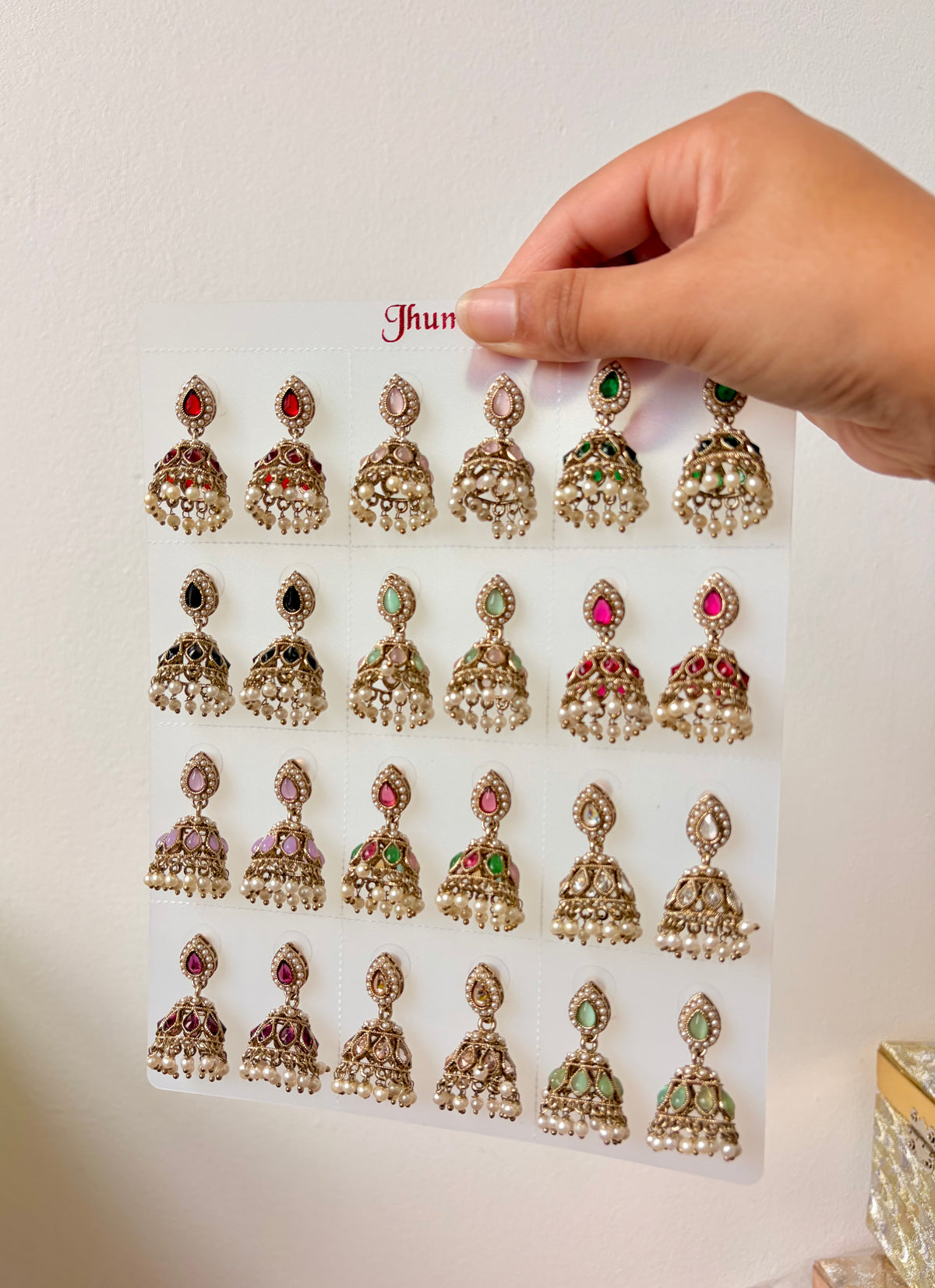 Atifa mini jhumka set