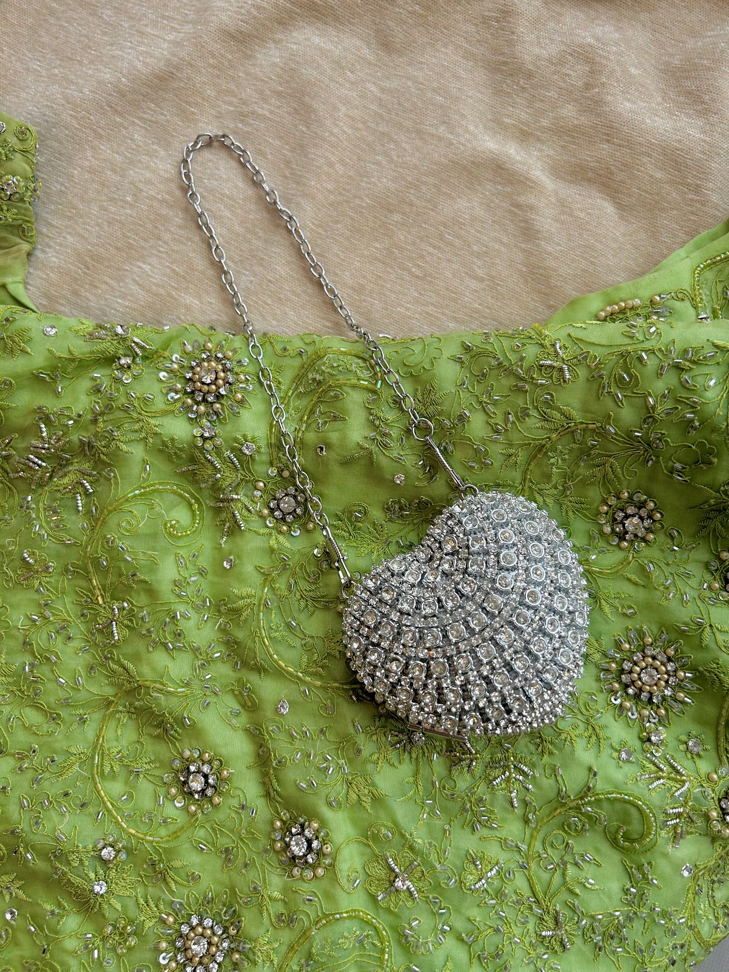 Kayenat mini clutch bag ~ Silver