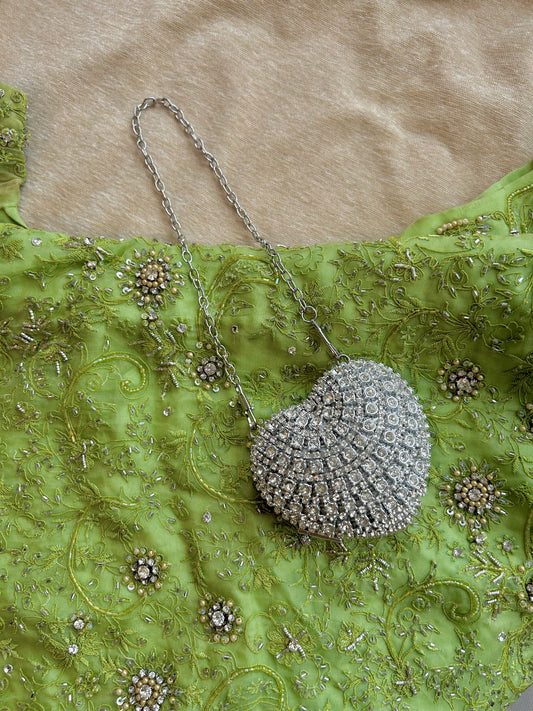 Kayenat mini clutch bag ~ Silver