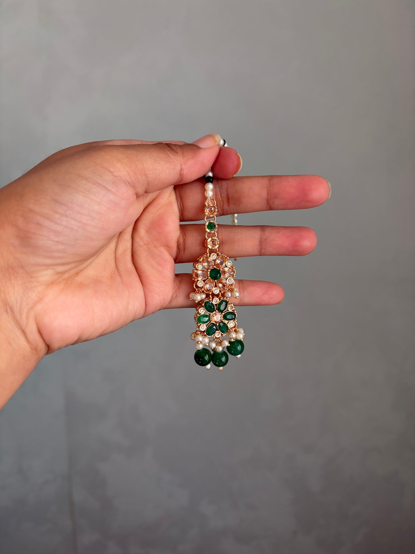 One off- Green pearl party set