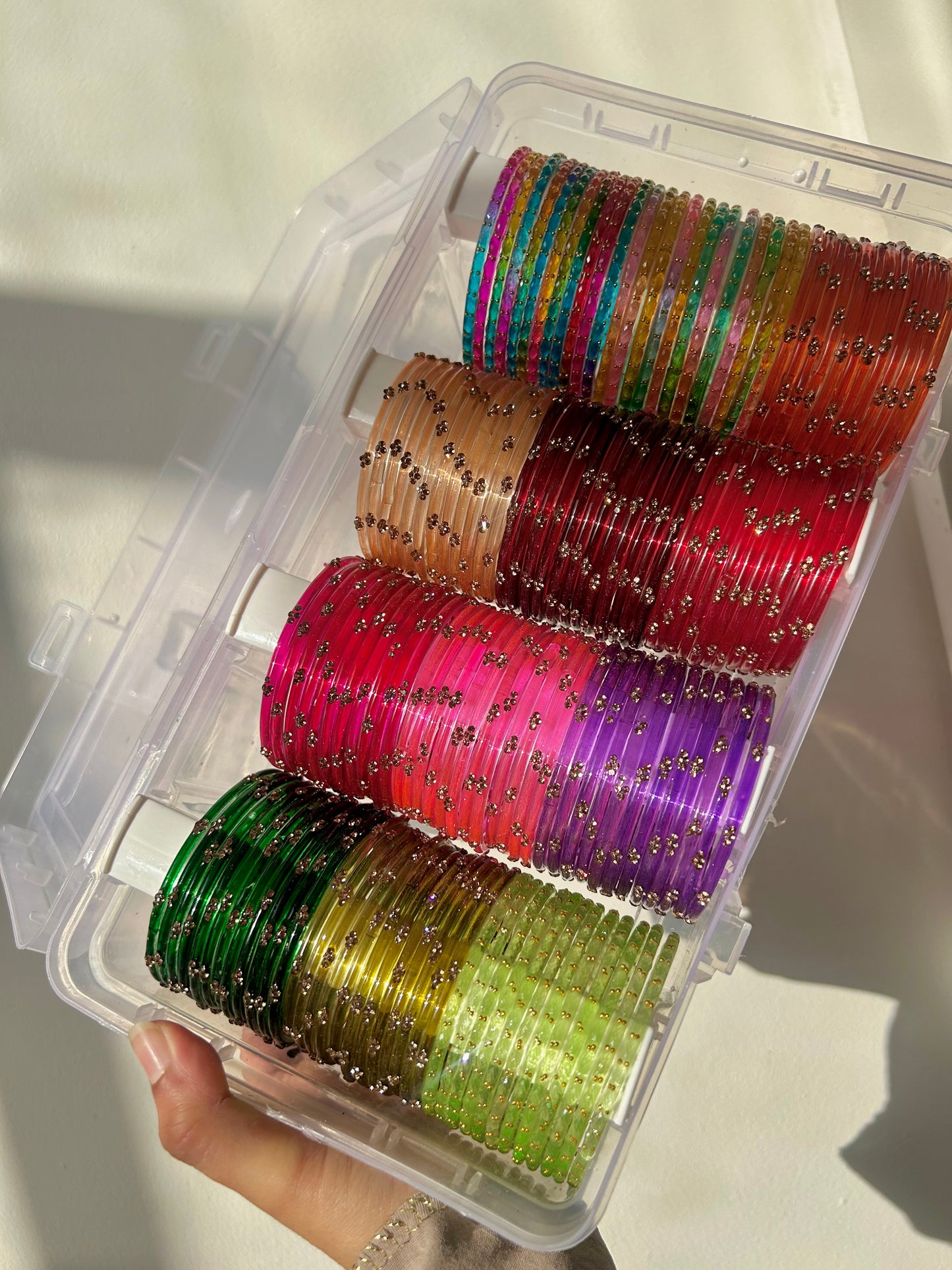 AYESHA'S ultimate glass bangle box set