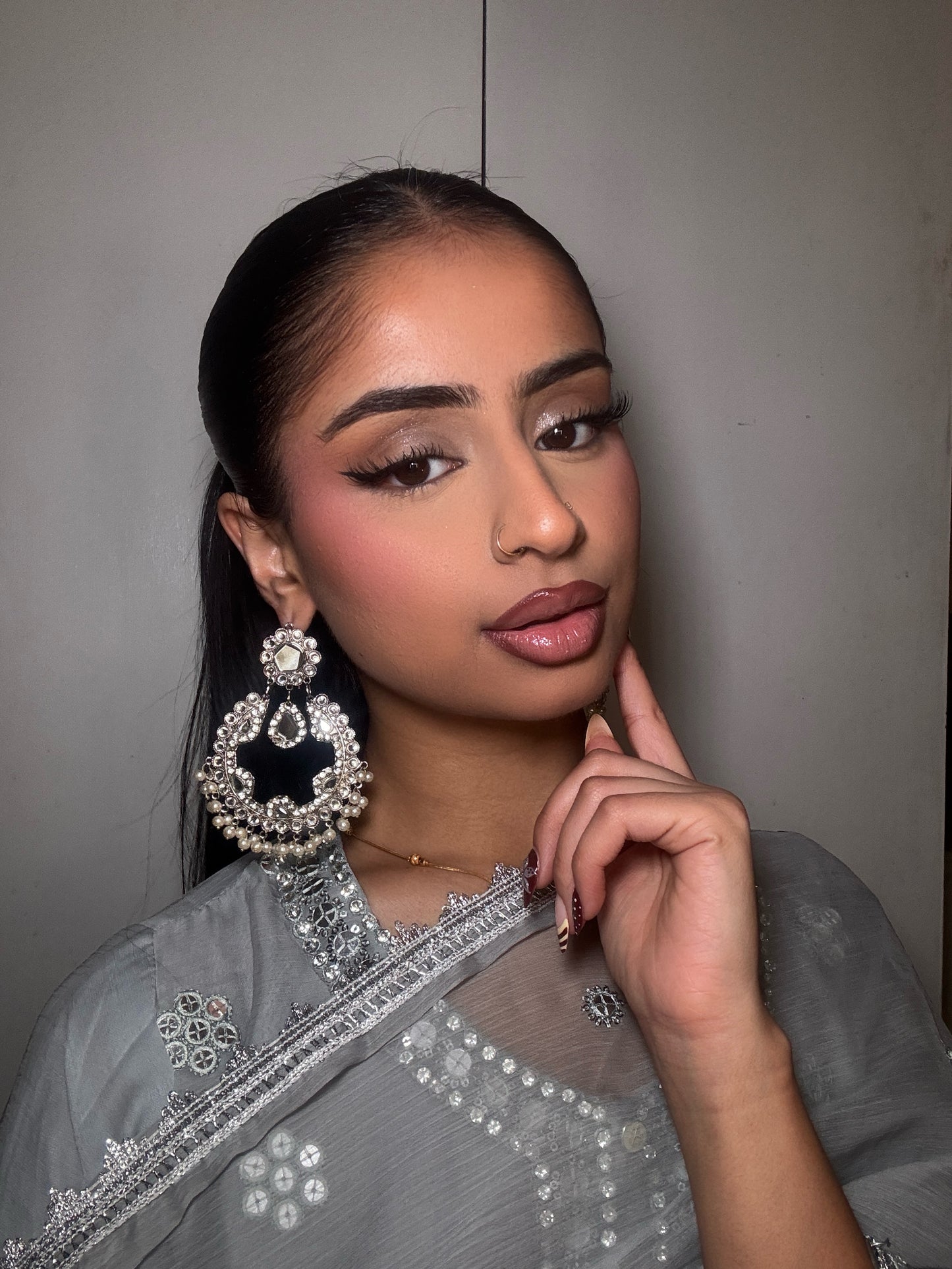 Eesha earrings SILVER