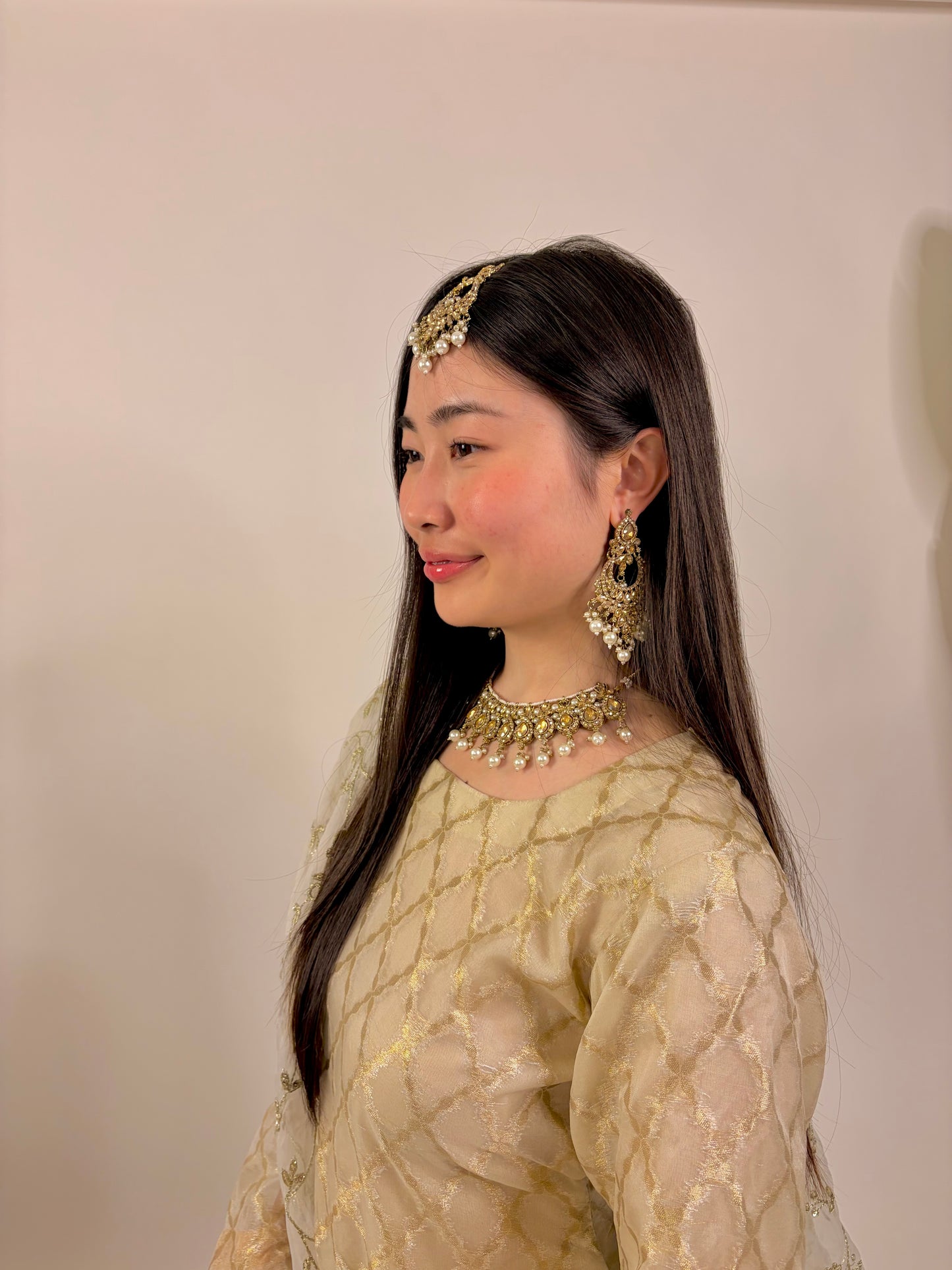 Farah jewellery set~ Pearl