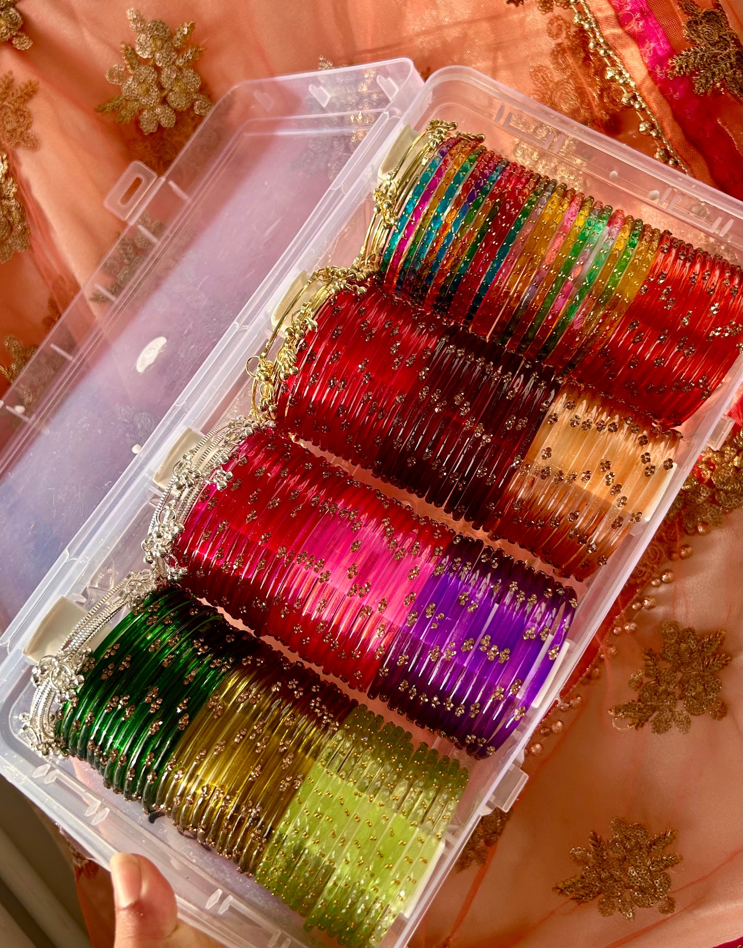 AYESHA'S ultimate glass bangle box set