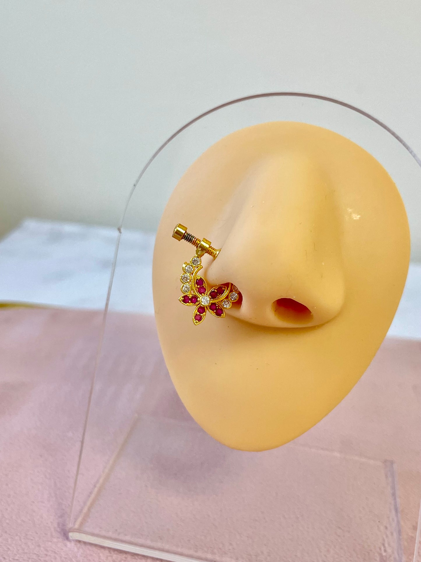 Faiza screw nose ring (3 colours)