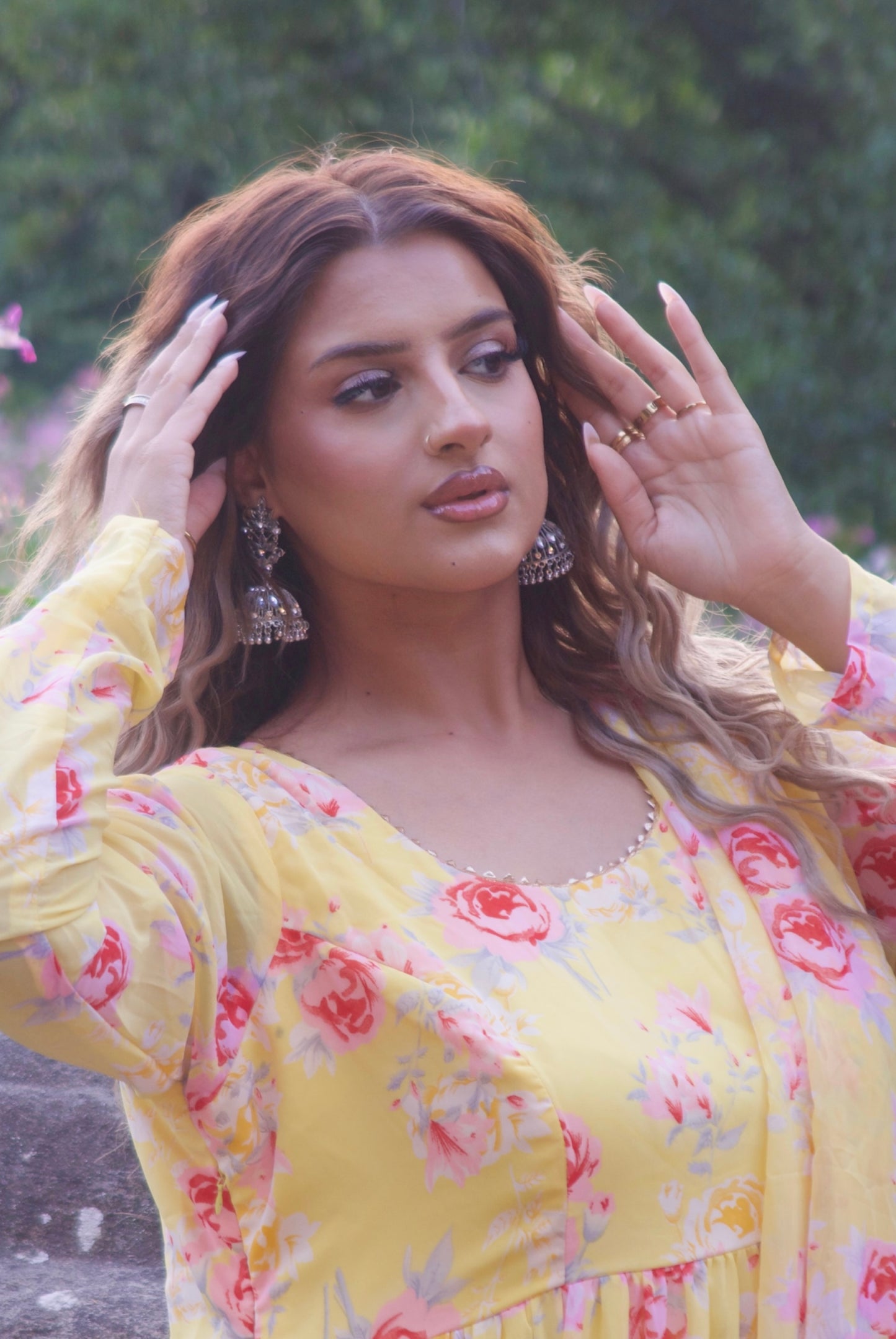 Fareeha Jhumki ~ Silver
