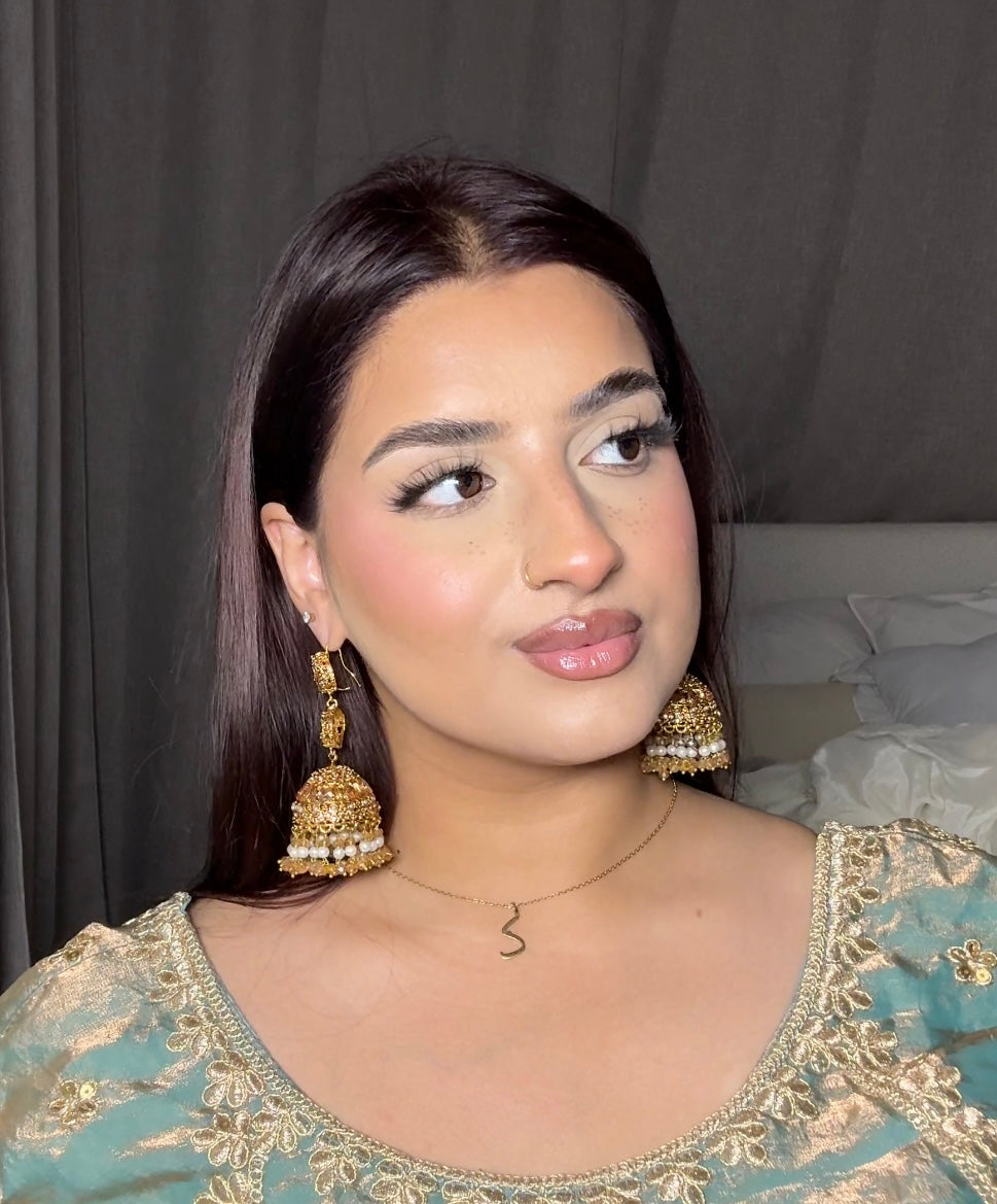 Nafeesa earrings ~ Champagne