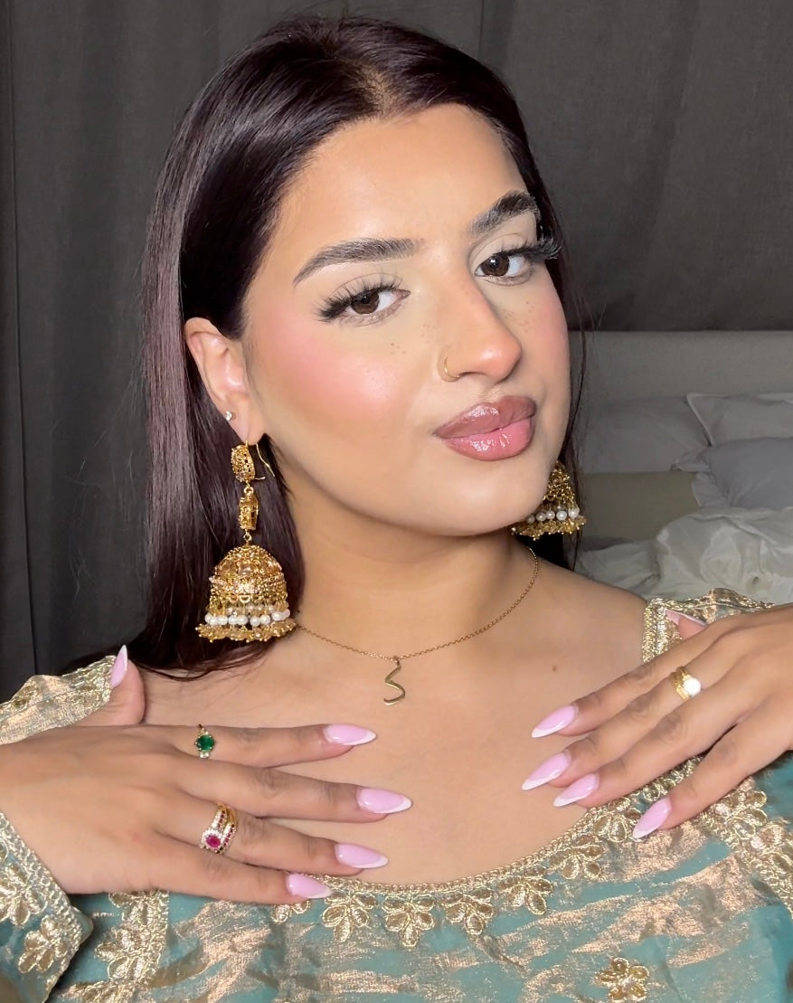 Nafeesa earrings ~ Champagne