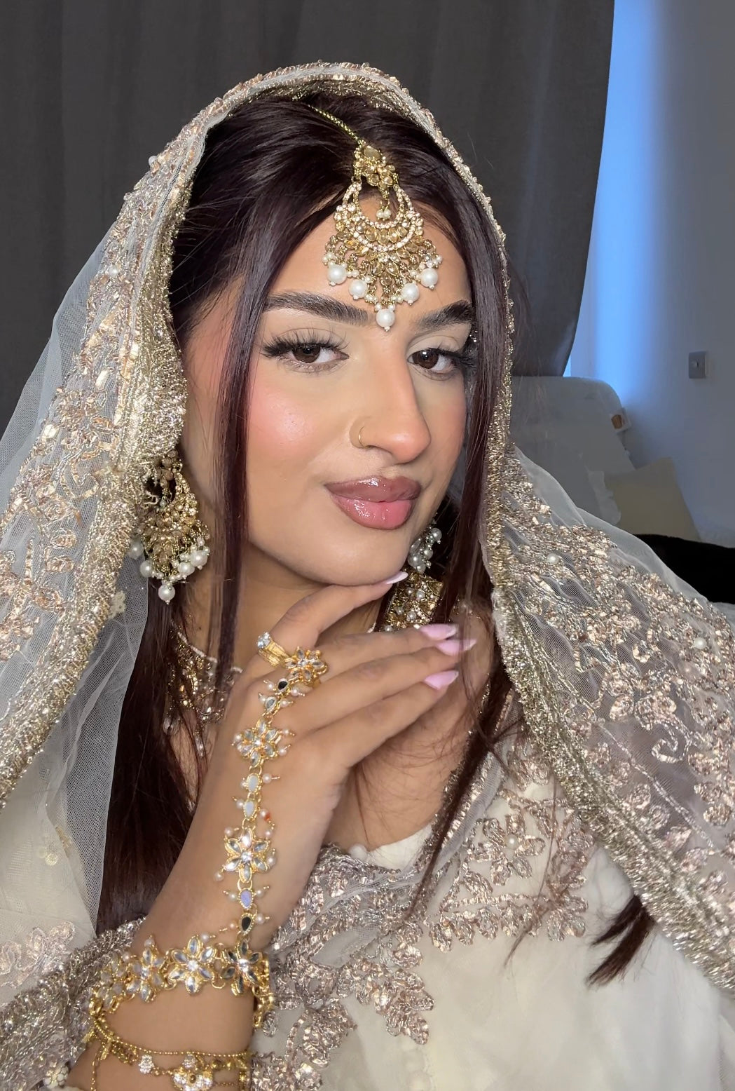 Farah jewellery set~ Pearl