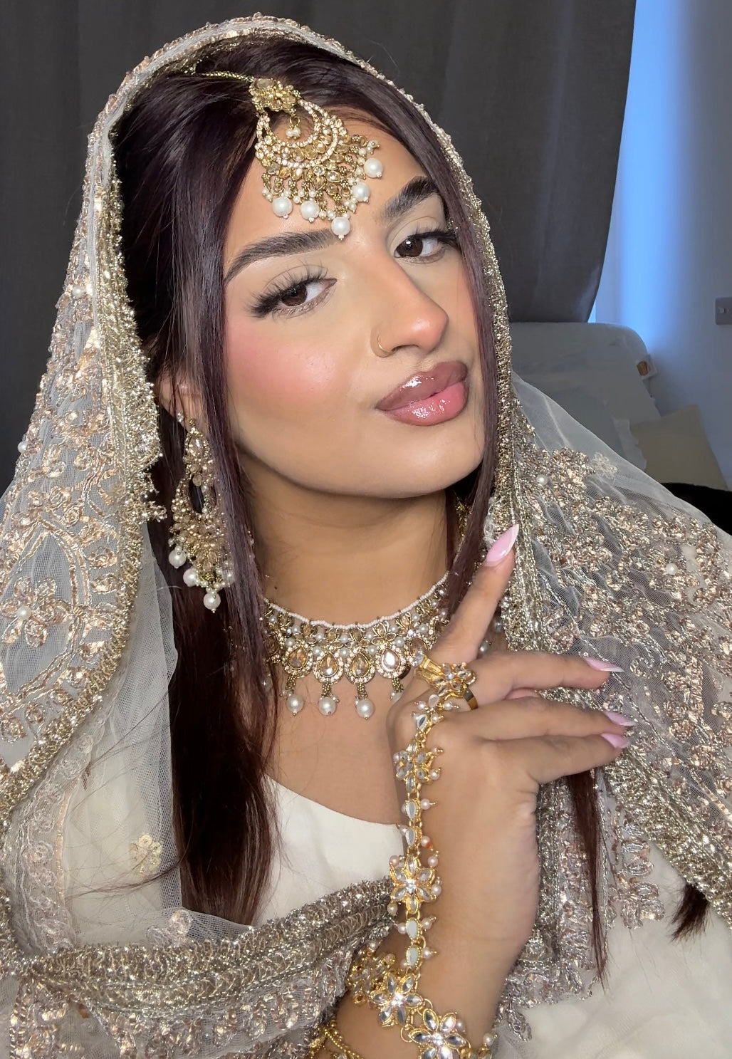 Farah jewellery set~ Pearl