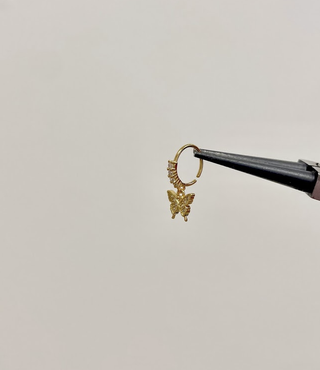 Sumaya nose ring - gold/silver