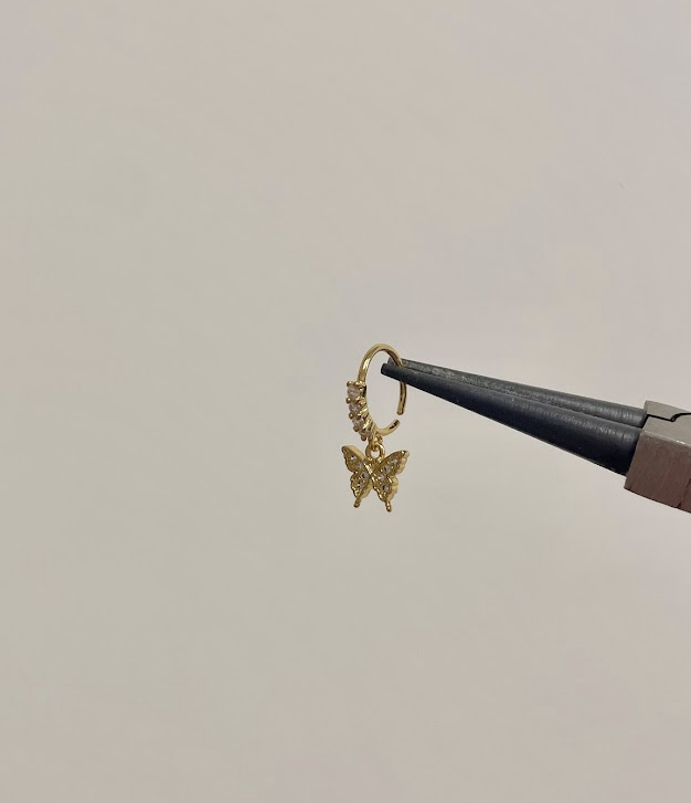 Sumaya nose ring - gold/silver