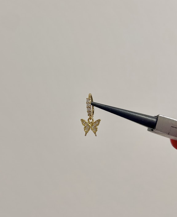 Sumaya nose ring - gold/silver