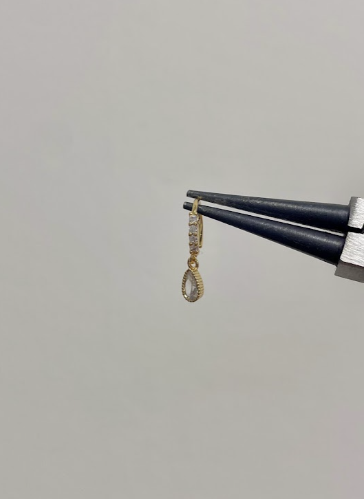 Misbah nose ring - gold/silver