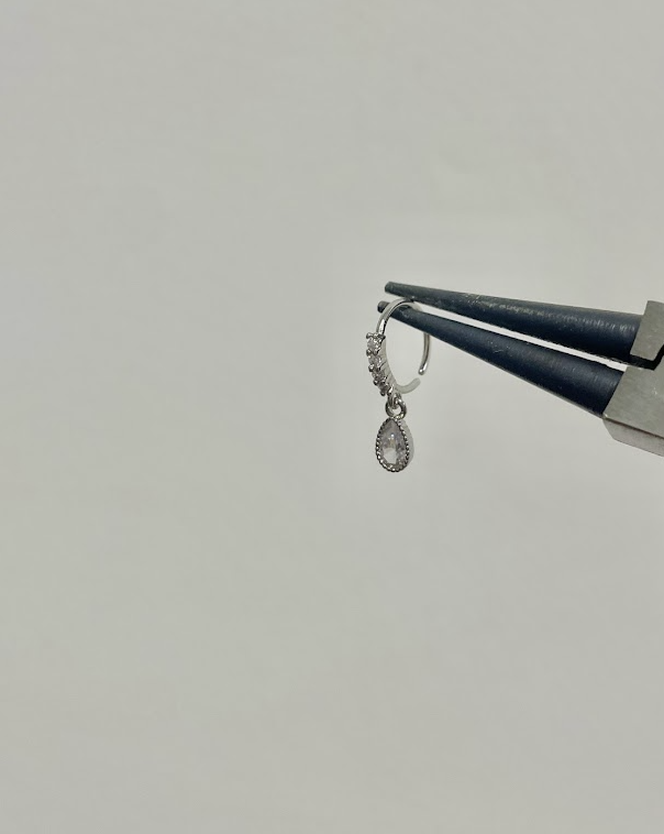 Misbah nose ring - gold/silver
